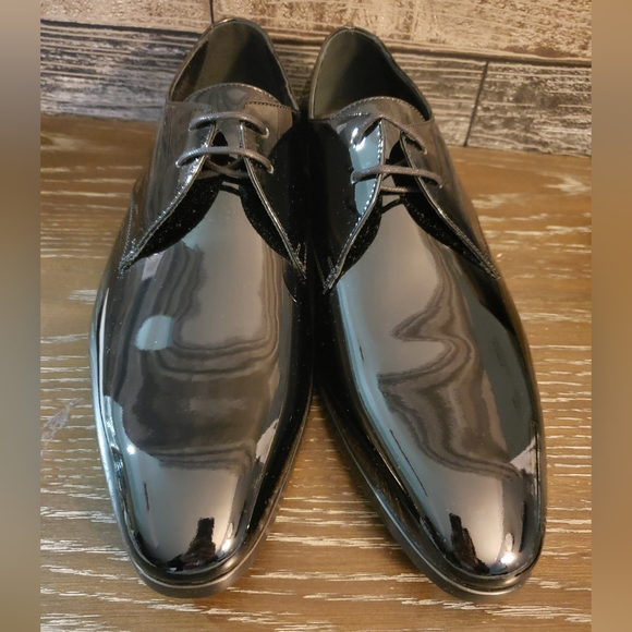 Saint Laurent patent  leather lace up shoe Size 43 **READ DETAILS - Picture 4 of 10